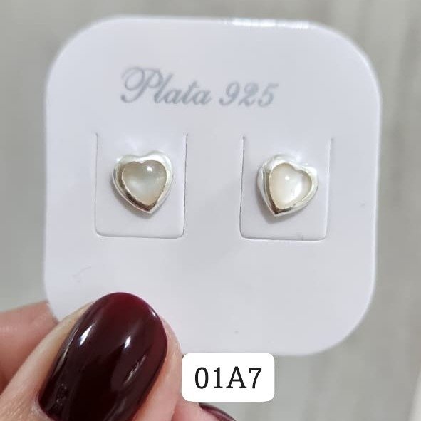 Producto - Aros pasante nácar