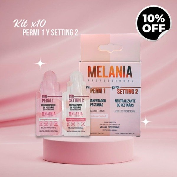 Producto - Kit 10 monodosis paso 1 y 2 Melania