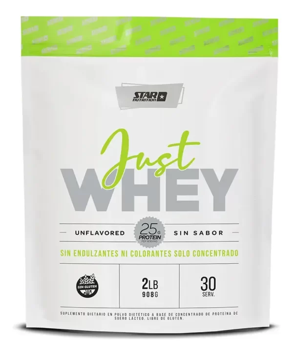 Producto - Just Whey (prote sin sabor ni aditivos) STAR NUT x2lb