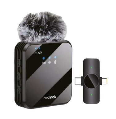 Producto - Microfono NM MC13 corbatero inalambrico con filtro de viento
