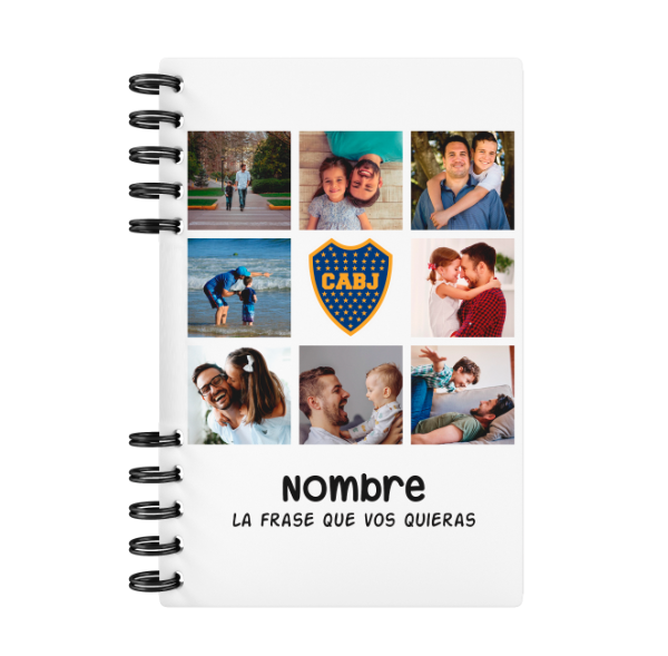 Producto - Cuaderno Boca A4 Fútbol Personalizado