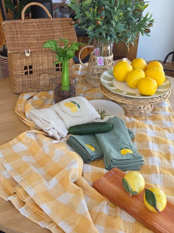 Producto - MANTEL ESCOCES AMARILLO