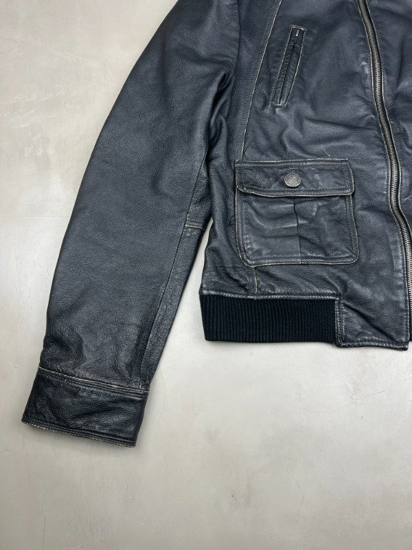 Producto - Leather Bomber Jacket - 3
