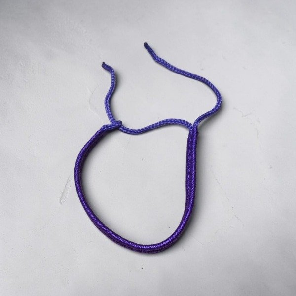Producto - PULSERAS DE HILO ENCERADO - ROJO, VIOLETA Y NEGRO (Cod.P022) - 2