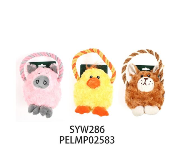Producto - Juguete de Peluche con Cuerda para Mascotas 22cm