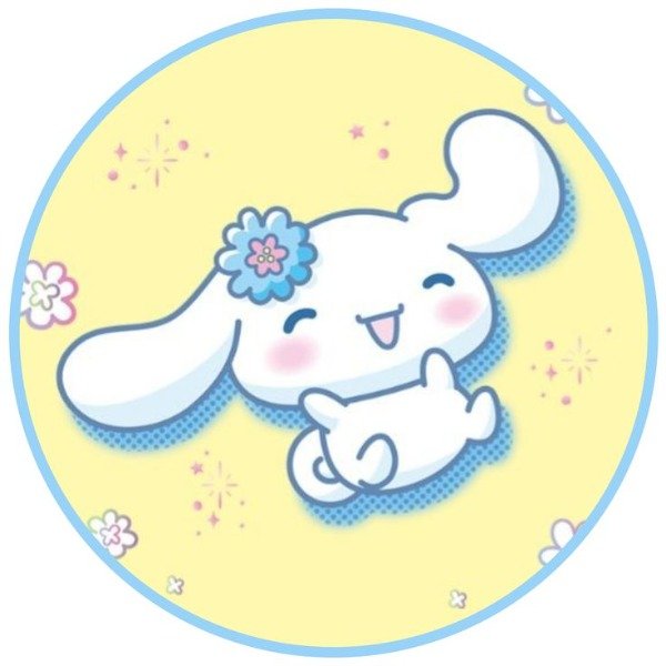 Producto - Lamina comestible redonda 20cm cinnamoroll 3