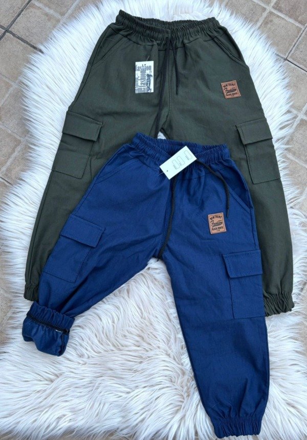 Producto - Pantalón largo babucha gabardina frizada