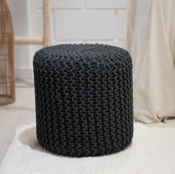 Producto - PUFF ALGODÓN TRENZADO 40X40