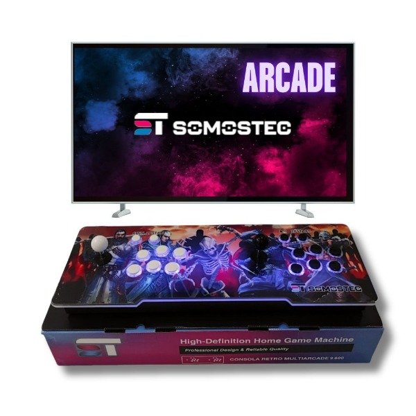 Producto - Consola Retro Arcade 2 Jugadores Somostec ST9800
