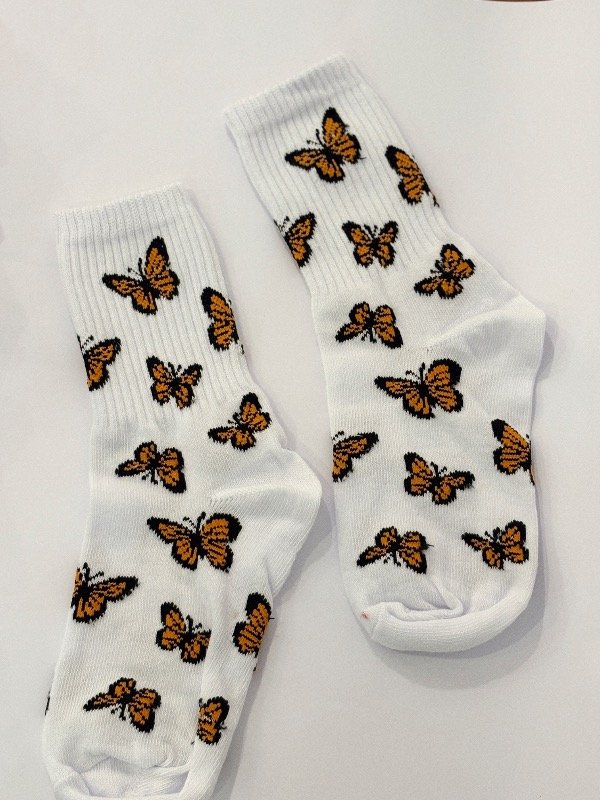 Producto - Tenis mariposas naranja claro - 1