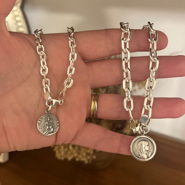 Producto - Pulsera de plata - opcional con medalla - 2