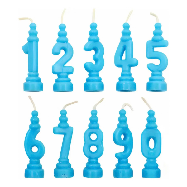 Producto - Mini velas celeste
