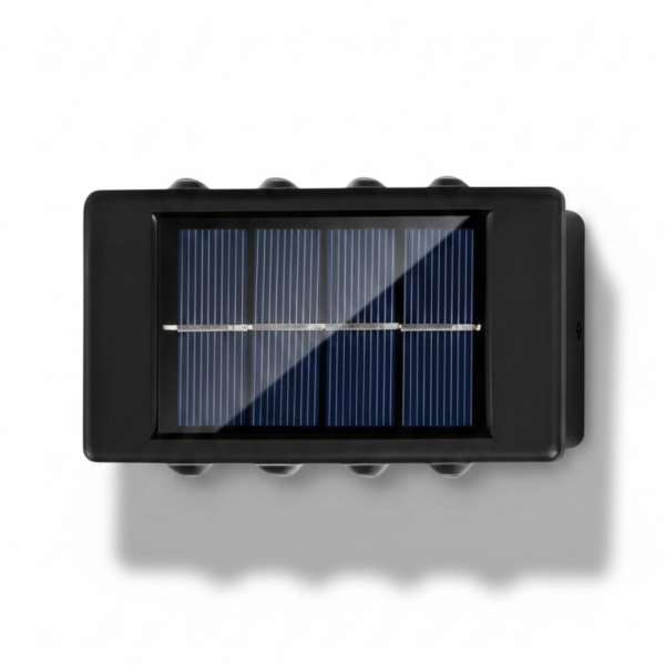 Producto - PACK X 2: Apliques Bidireccional Panel Led Solar Luz 8 Leds