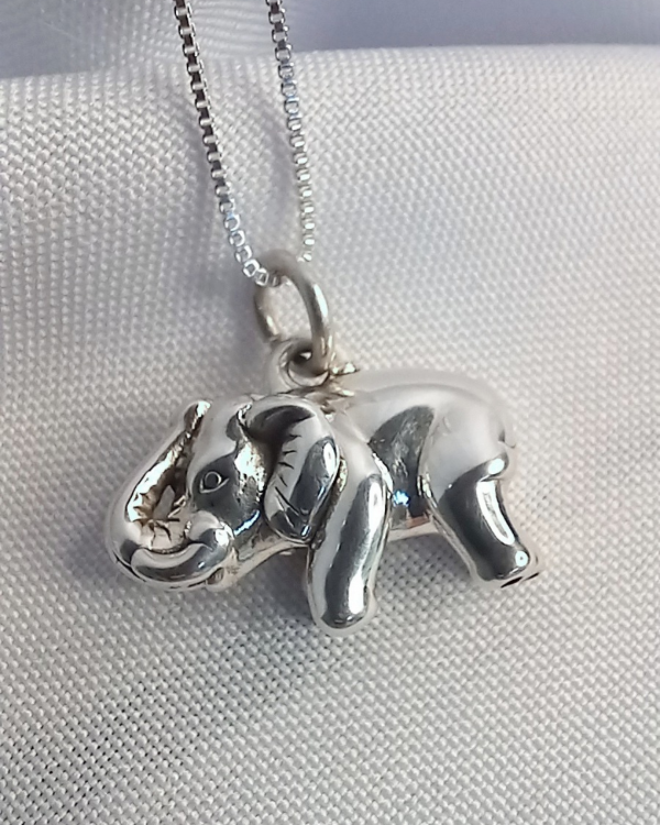 Producto - Dije Elefante de la Fortuna  Plata925 .Inflado