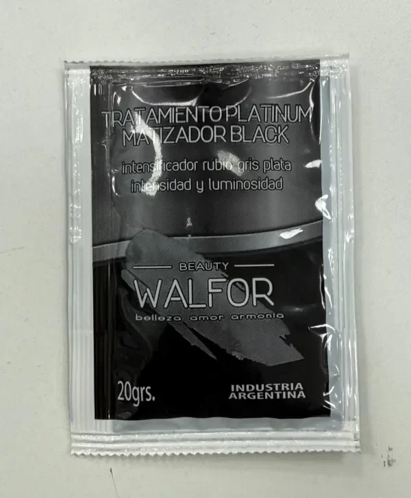 Producto - TRATAMIENTO PLATINUM MATIZADOR BLACK 20G