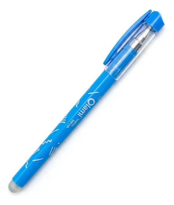 Producto - Lapicera Borrable Olami Borra Borra Delgado GB155 Celeste - 1