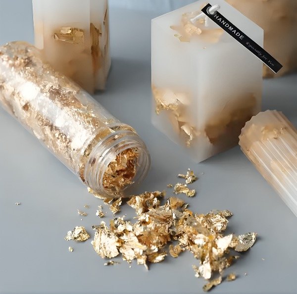 Producto - FRASCO LAMINAS DE ORO GRANDE