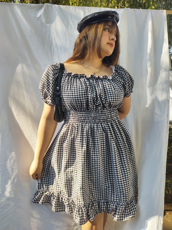 Producto - Vestido Noni cuadrille (por encargue)