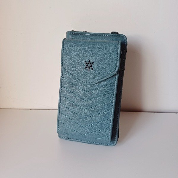 Producto - PORTACELULAR MODELO 2 CELESTE AMAYRA
