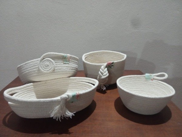 Producto - Cuencos de soga de algodon