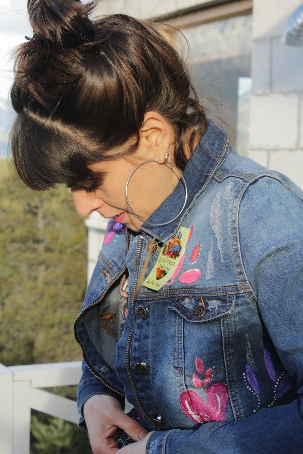 Producto - Campera de jean "Viva la vida"