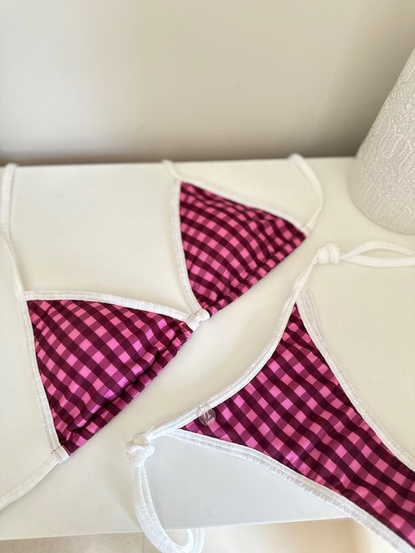 Producto - Bikini Sere Cuadrille rosa - precio especial y regalito - - 1