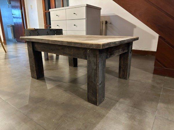 Producto - MESA RATONA RUSTICA 90x70x42 #11593