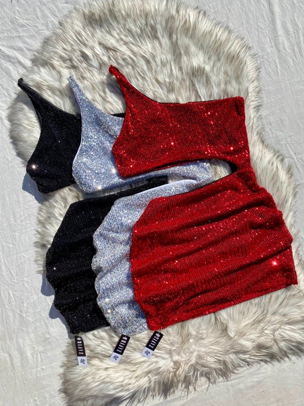 vestido color zafiro