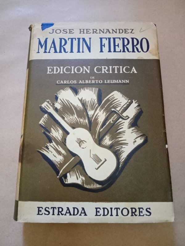 Producto - Martín Fierro - José Hernández - Estrada 1958 - T D