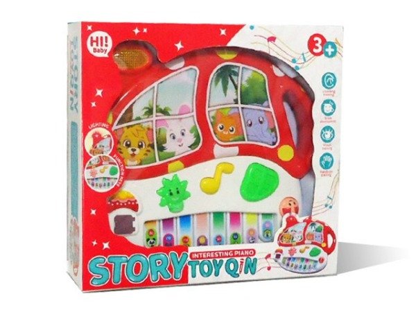 Producto - Piano hongo con animales en caja 6003