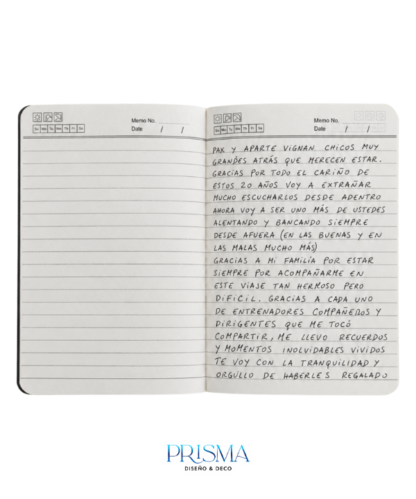 Producto - Libreta A6 Messi - 1