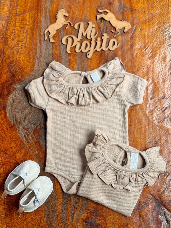 Producto - Body cuello volados Beige