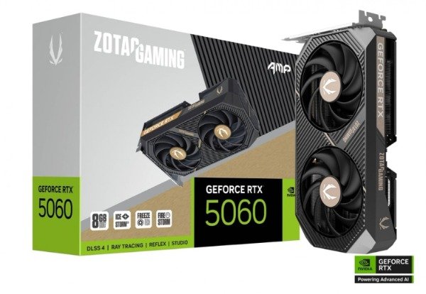 Producto - PLACA DE VIDEO GAMING ZOTAC RTX 5060 AMP 8GB GDDR7