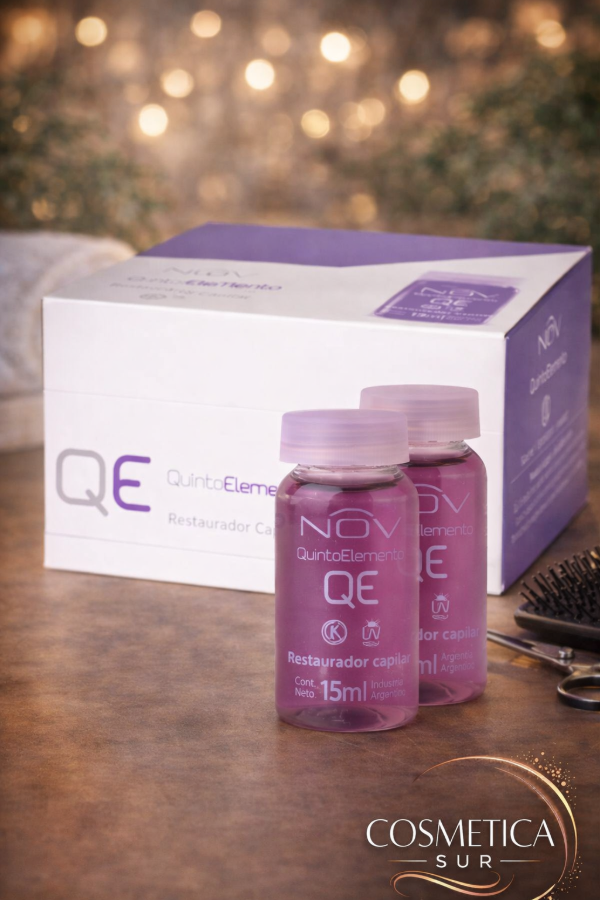 Producto - qe - restaurador capilar quinto elemento nov x 15ml (Caja x15 unidades)
