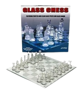 Producto - Ajedrez de Vidrio  Glass Chess 35cm