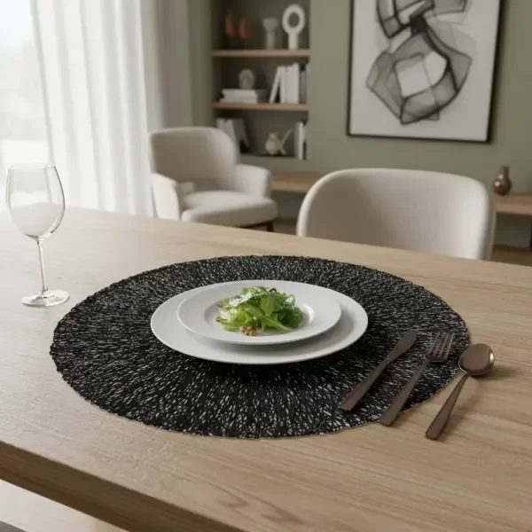 Producto - SET DE 6 INDIVIDUALES TEJIDOS PLASTICOS LAVABLES 38CM - 3