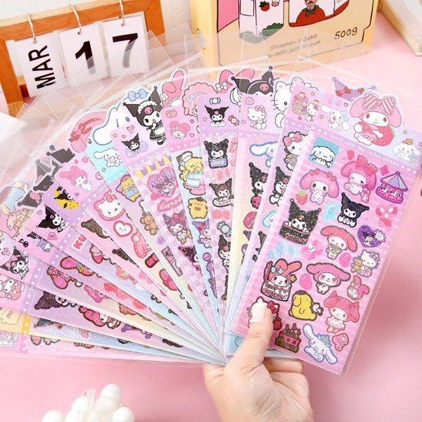 Producto - Plancha de sticker holográfico - Sanrio