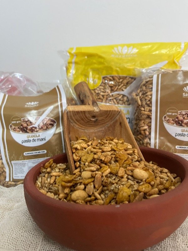 Producto - Granola con Pasta de Maní Satvika