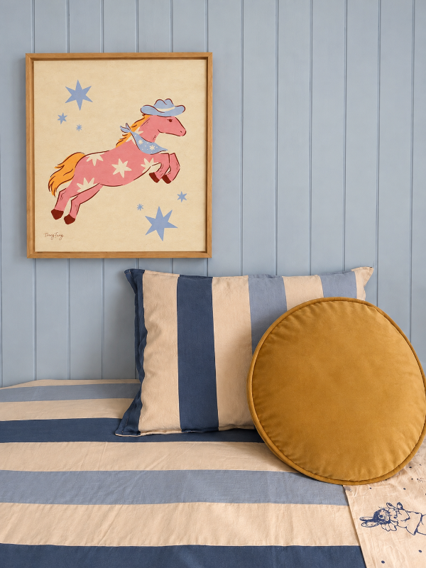 Producto - Funda de almohadón Juanita celeste
