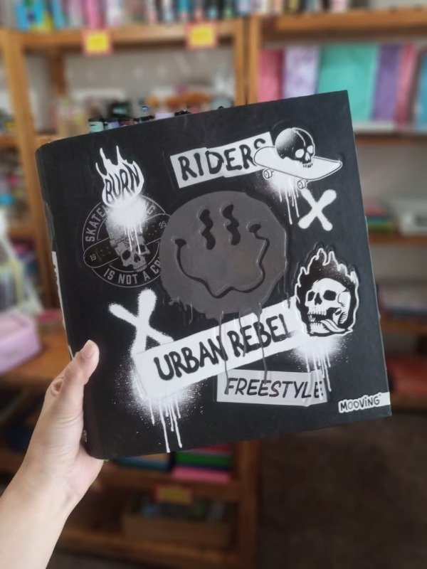 Producto - Carpeta Escolar Mooving 3x40 Rider Urban Rebel