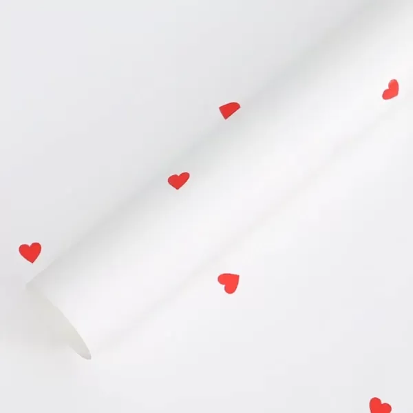 Producto - PAPEL COREANO CORAZON BLANCO Y ROJO X 20 HOJAS