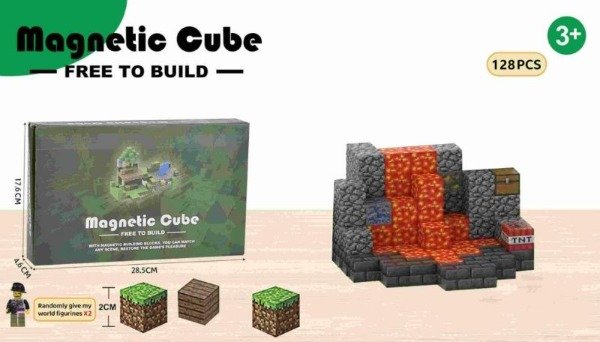 Producto - BLOQUE MAGNETICOS ESCENARIOS 128 PCS