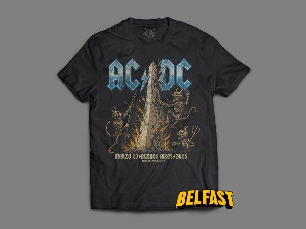 REMERA ACDC argentina 27 de marzo 2026