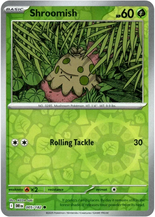 Producto - Shroomish - 005/182 - Destined Rivals - Reverse Holo