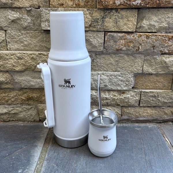 Producto - TERMO SYSTEM CON MATE Y BOMBILLA (BLANCO)