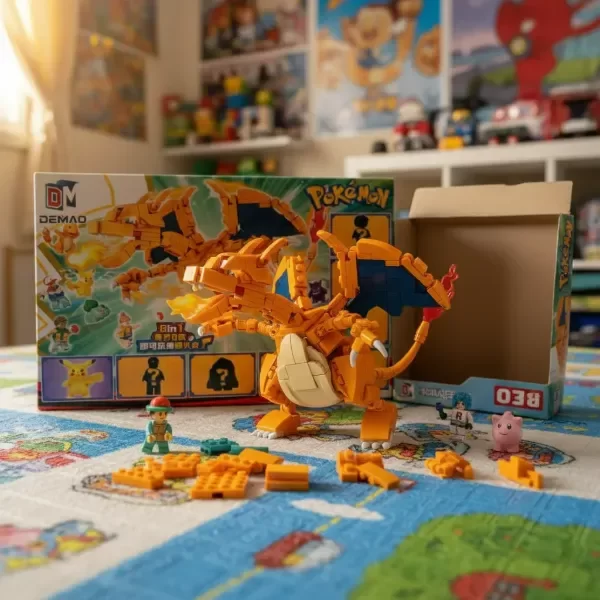 Producto - Figuras Para Armar Bloques Pokémon Pack X 8 Charizard