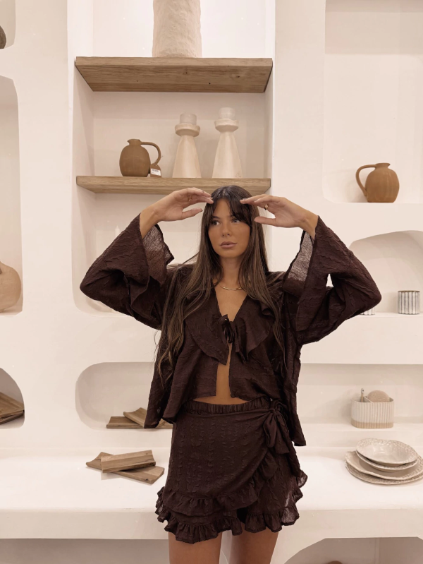 Producto - BLUSA NEW INDIE / CHOCOLATE