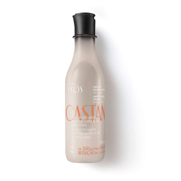 Producto - Jabón líquido cremoso Ekos Castaña 196ml