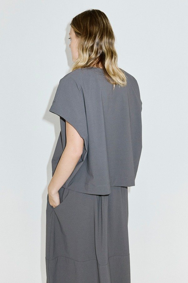 Producto - Blusa Cuello Frunce Nylon SS27-MBFN - 4