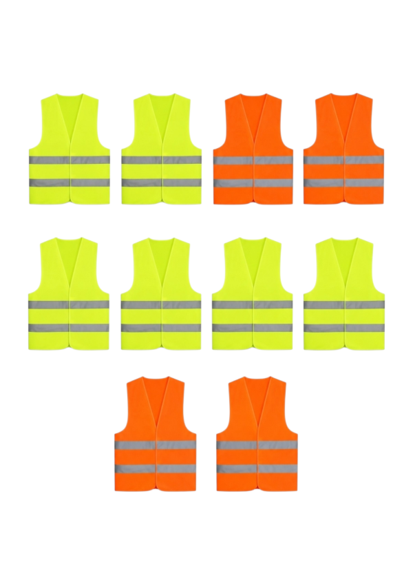 Producto - Chaleco Fluo Pack x10u